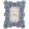 Cornice per foto Clayre & Eef 2F1366S 19x3x25 cm 10x15 cm Blu Verde