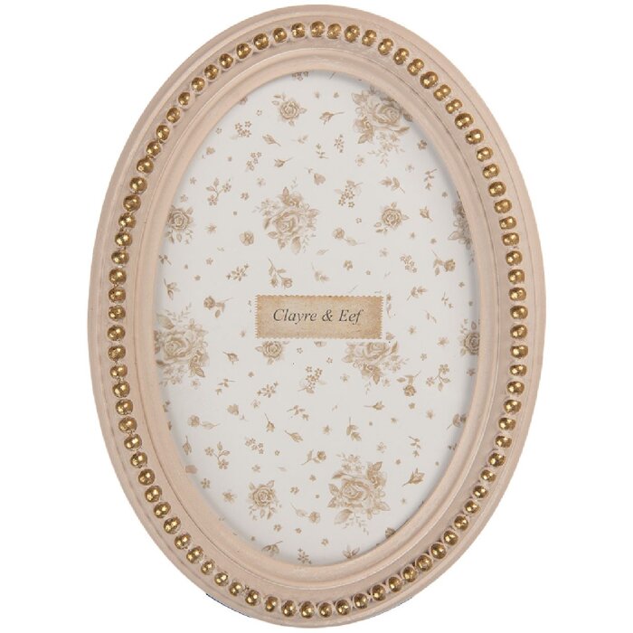 Cornice per foto Clayre & Eef 2F1370S 13x2x18 cm / 10x15 cm Oro Rosa