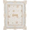 Cornice per foto Clayre & Eef 2F1355M 18x3x23 cm 13x18 cm Blu e Bianco