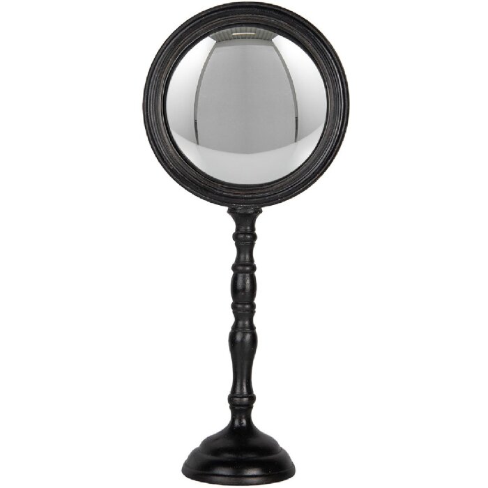 Specchio da terra decorativo Clayre & Eef 62S316 Nero 17x10x39 cm