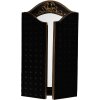 Specchio da parete Clayre & Eef 62S317 38x2x34 cm Nero e Dorato