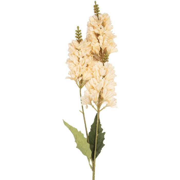 Decorazione Ramo con Fiori Clayre & Eef 5PL0190BE 10x7x74 cm Beige & Verde