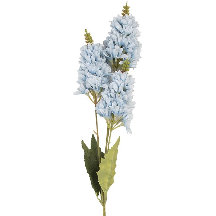 Clayre & Eef 5PL0190BL Decorazione Ramo con Fiori 10x7x74 cm Blu