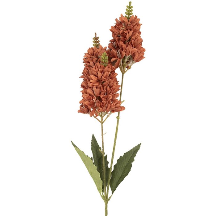 Clayre & Eef 5PL0190BU Decorazione Ramo con Fiori 10x7x74 cm Bordeaux-Verde