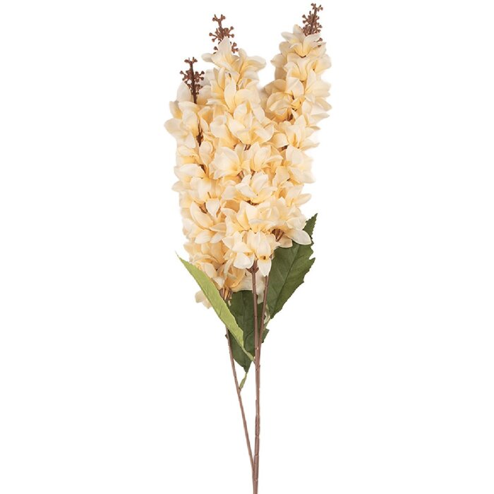 Clayre & Eef 6PL0398BE Decorazione Ramo con Fiori 8x6x85 cm Beige-Verde