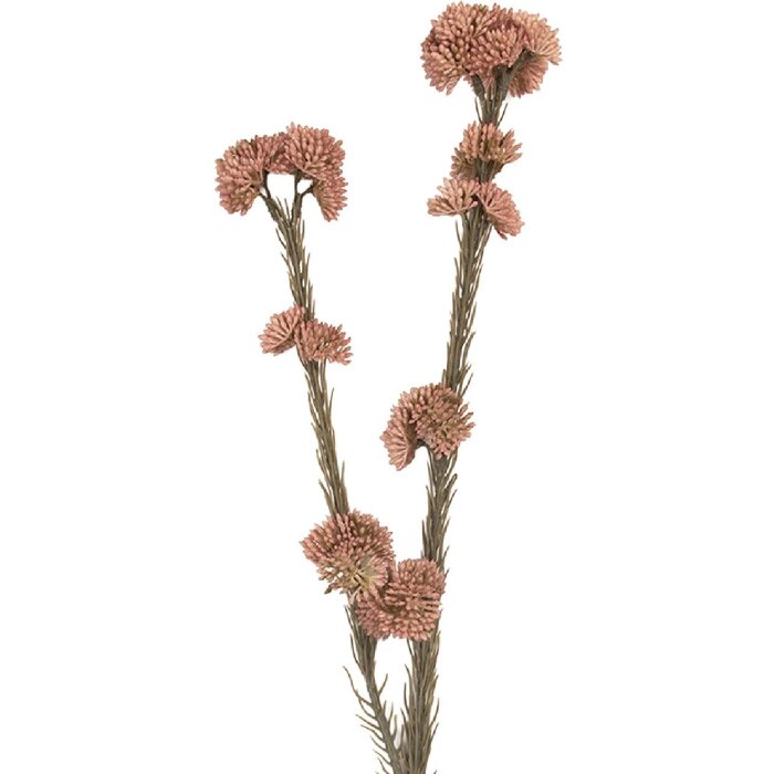 Ramo decorativo con fiori Clayre & Eef 6PL0399P 6x6x58 cm Rosa Verde