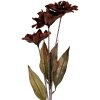Decorazione Ramo con Fiori Clayre & Eef 6PL0403CH 8x5x60 cm Marrone e Verde