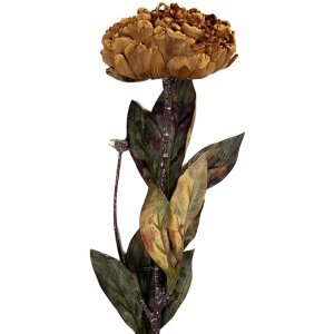 Fiore artificiale Clayre & Eef 6PL0405DY Giallo-Verde...