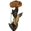Fiore artificiale Clayre & Eef 6PL0405DY Giallo-Verde 10x10x65 cm