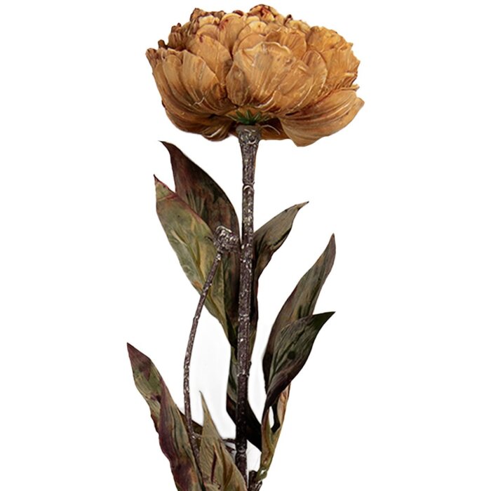 Clayre & Eef 6PL0405Y Fiore artificiale 10x10x65 cm Giallo Verde