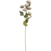 Clayre & Eef 6PL0409G Decorazione Ramo con Fiori 10x10x63 cm Grigio-Verde