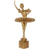 Decorazione Ballerina Clayre & Eef 6PR5418 20x17x45 cm Dorata