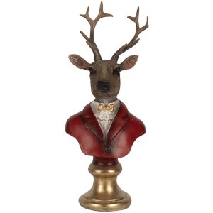 Busto decorativo Renna Clayre & Eef 6PR5518 10x9x19...