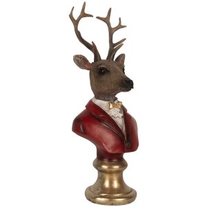 Busto decorativo Renna Clayre & Eef 6PR5518 10x9x19...