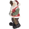 Decorazione Babbo Natale Clayre & Eef 6PR5524 15x11x25 cm Verde e Marrone