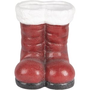 Clayre & Eef 6PR5525 Stivale decorativo Babbo Natale...