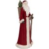 Decorazione Babbo Natale Clayre & Eef 6PR5539 16x15x37 cm