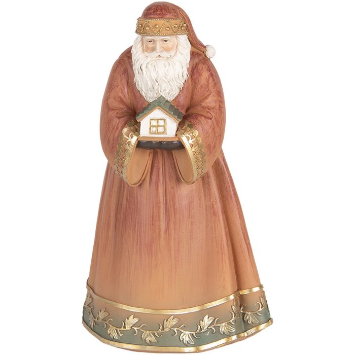Decorazione Babbo Natale Clayre & Eef 6PR5543 17x13x27 cm