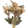 Clayre & Eef 6PL0402W Decorazione Ramo con Fiori 10x10x32 cm Beige Verde