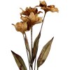 Clayre & Eef 6PL0403LCH Decorazione Ramo con Fiori 8x5x60 cm Marrone e Verde