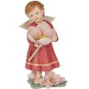 Decorazione Angelo Clayre & Eef 6PR5602 7x6x12 cm Rosa Beige