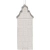 Decorazione ornamento Casa Clayre & Eef 6PR5610 Bianco Argento 4x4x11 cm