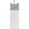 Decorazione ornamento Casa Clayre & Eef 6PR5610 Bianco Argento 4x4x11 cm