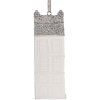 Decorazione ornamento Casa Clayre & Eef 6PR5610 Bianco Argento 4x4x11 cm