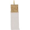 Clayre & Eef 6PR5611 Decorazione Ciondolo Casa 4x4x11 cm Bianco