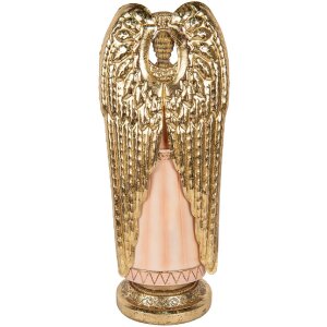 Decorazione Angelo Clayre & Eef 6PR5627 20x15x46 cm Rosa Oro