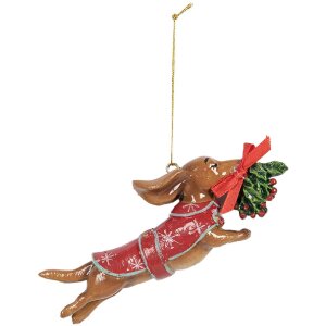 Clayre & Eef 6PR5632 Decorazione Ciondolo Cane 12x2x4...