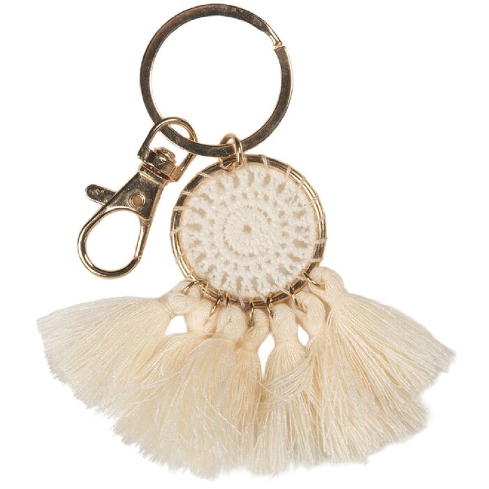 Portachiavi Juleeze JZKC0214BE Beige 4x1x7 cm