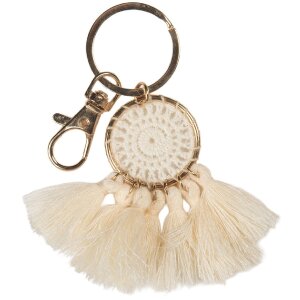 Portachiavi Juleeze JZKC0214BE Beige 4x1x7 cm