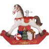 Supporto per albero di Natale Clayre & Eef 5MG0095 73x21x61 cm Bianco