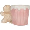 Tazza Clayre & Eef 6CEMU0199 15x10x10 cm 350 ml Rosa-Marrone