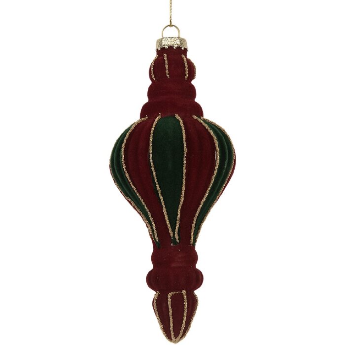 Palla per albero di Natale Clayre & Eef 6GL5236 Ø 6x15 cm