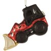 Clayre & Eef 6GL5239 Ornamento Natalizio 12x4x8 cm Rosso Nero