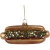 Clayre & Eef 6GL5240 Ornamento Natalizio 13x4x6 cm Marrone-Tonalità Rosse