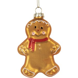Clayre & Eef 6GL5241 Ornamento natalizio 6x2x10 cm