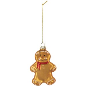Clayre & Eef 6GL5241 Ornamento natalizio 6x2x10 cm