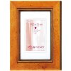 HNFD Cornice per foto Louisiane 20x30 cm Gialla in Legno Massello con Vetro Trasparente