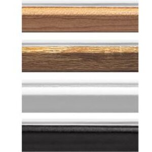 Cornice per foto Walther Doppio Silhouette in legno 10x15 cm Natur NW215H