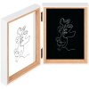 Cornice per foto doppia Silhouette Walther Bianco Naturale o Bianco Faggio 10x15 cm o 13x18 cm in legno