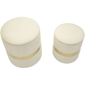 Set di 2 sgabelli Mauro Ferretti Sheffild Ø 37x42...