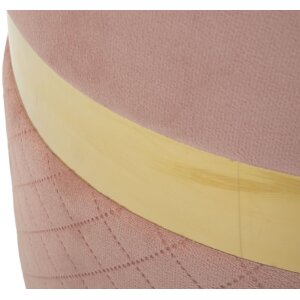 Sgabelli con spazio di stoccaggio Mauro Ferretti Sheffild Ø 37x42 Ø 28x35 cm rosa