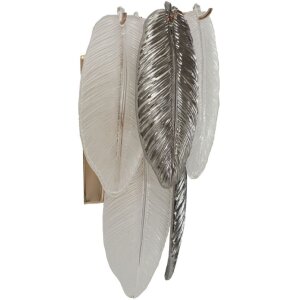 Lampada da parete Leafy Mauro Ferretti, vetro e ferro,...