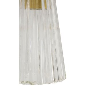 Lampada da parete Prague oro trasparente 11x16x40 cm 2xE14