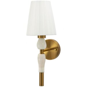 Applique Budapest Mauro Ferretti 16x20x46 cm E14 oro bianco