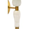 Applique Budapest Mauro Ferretti 16x20x46 cm E14 oro bianco