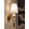Applique Budapest Mauro Ferretti 16x20x46 cm E14 oro bianco